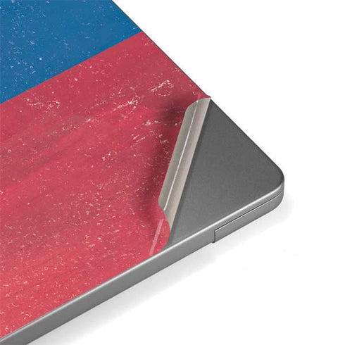 Slovakia Flag Distressed Apple MacBook Pro 14-inch Skin